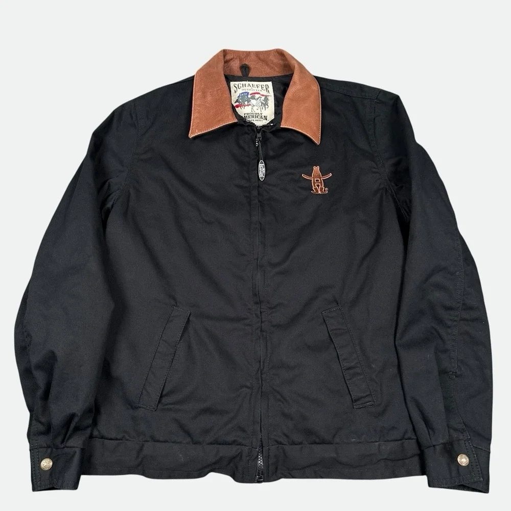 Vintage Schaefer Jacket Large 2015 Houston Livestock Show & Rodeo Made In USA
